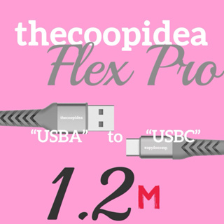 thecoopidea USB A to Type C 快速充電傳輸線 尼龍編織線材 1.2M