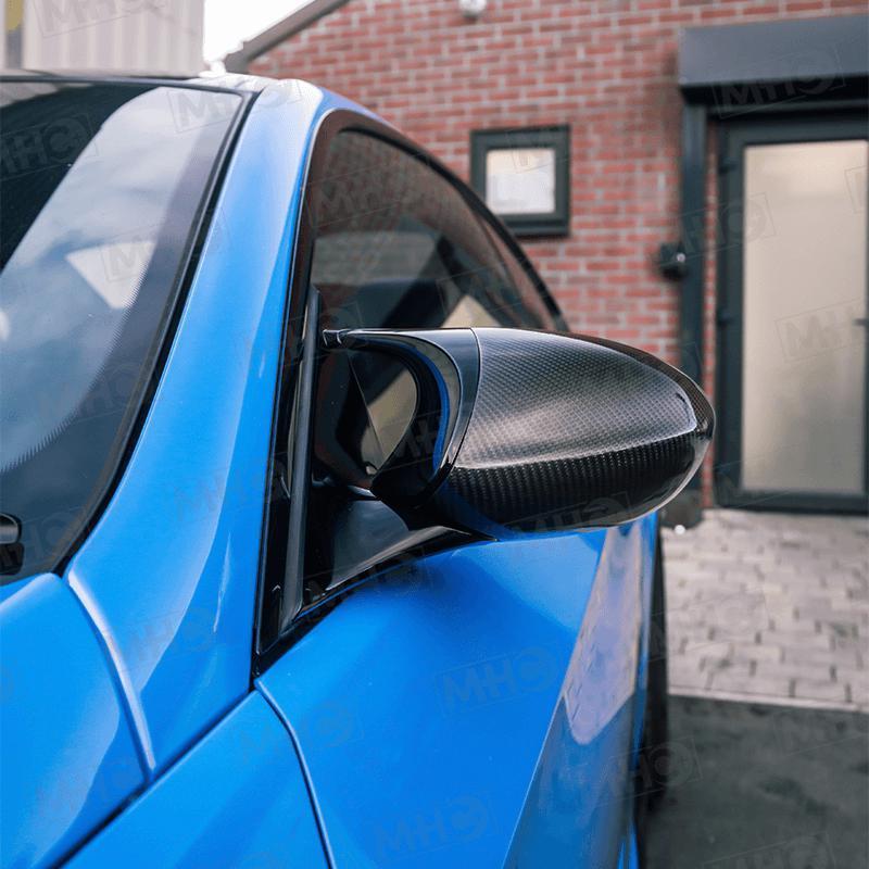 【現貨 / 乾碳】BMW E92 E93 M3｜E87 1M 升級 原車款 乾式碳纖維 後視鏡蓋 卡夢 預浸布 熱壓