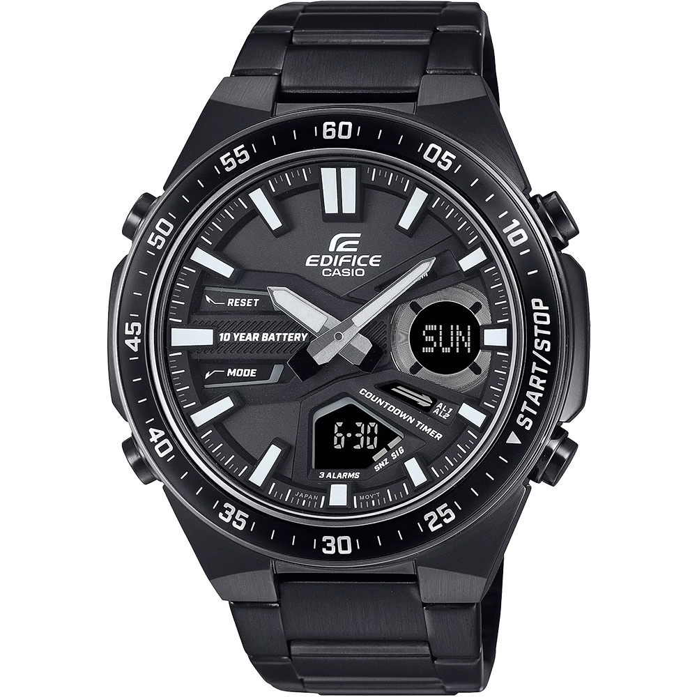 CASIO 卡西歐 EDIFICE 10年電力計時手錶 EFV-C110DC-1A