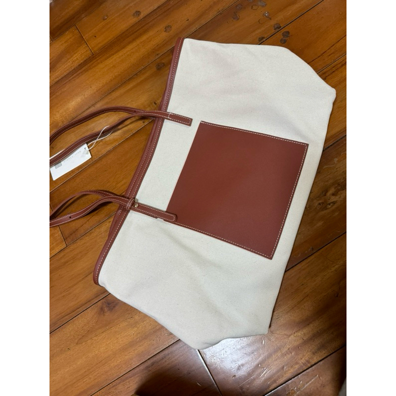 帆布提袋 大學生用大提袋 購物袋 原文書可以裝 筆電也行 女生就是少個包