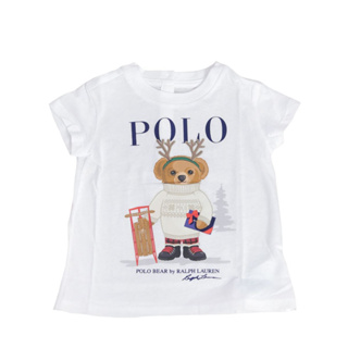 POLO Ralph Lauren 短袖T恤 女童裝 24M 經典小熊 T恤 短袖 短T-Shirt (現貨)