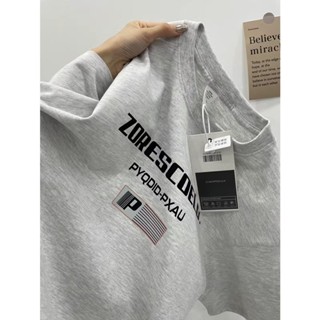 【現貨！當天出】重磅T恤純棉短袖潮牌ins風t恤印花圓領短t大尺碼寬鬆上衣短袖體恤小眾百搭oversizi復古厚磅短袖