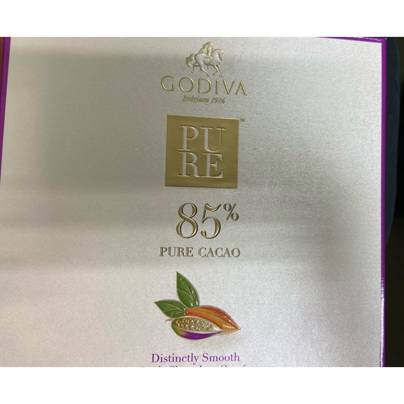 GODIVA片裝濃醇85%黑巧克力禮盒16片裝原價：900
