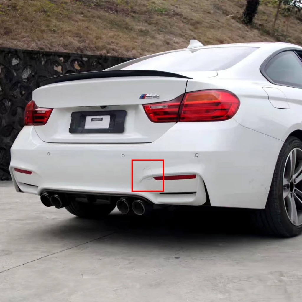 &lt;台灣之光&gt;全新 BMW F32 F34 F36 改M4後保桿專用 拖車蓋 後保拖車蓋 420i、428i、435i