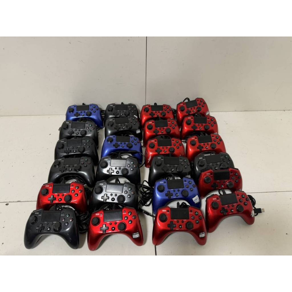 PS4手把/PS3手把 HORI HORIPAD FPS PLUS 有線手把連發手把控制器 黑色 藍色 紅色 二手手把