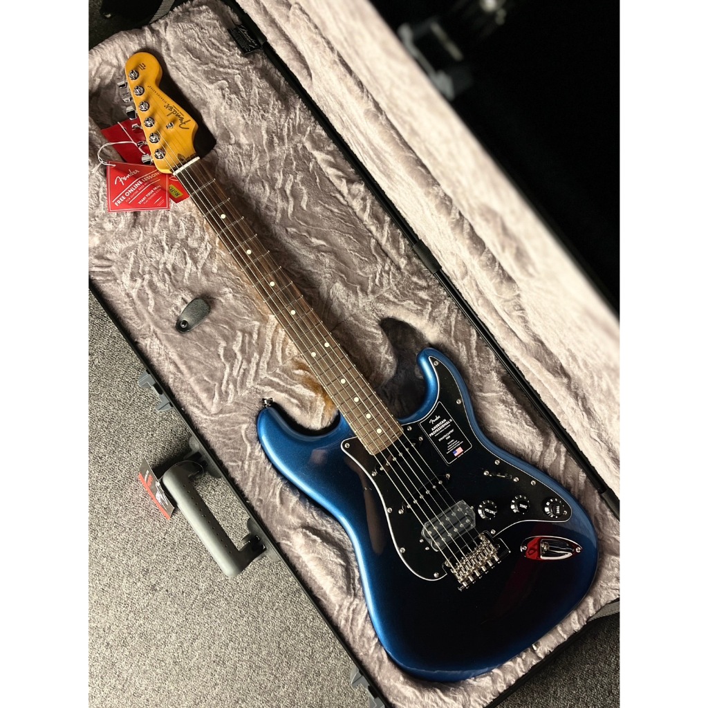 【名人樂器明誠店】2024 Fender American Professional II Strat HSS 暗夜藍