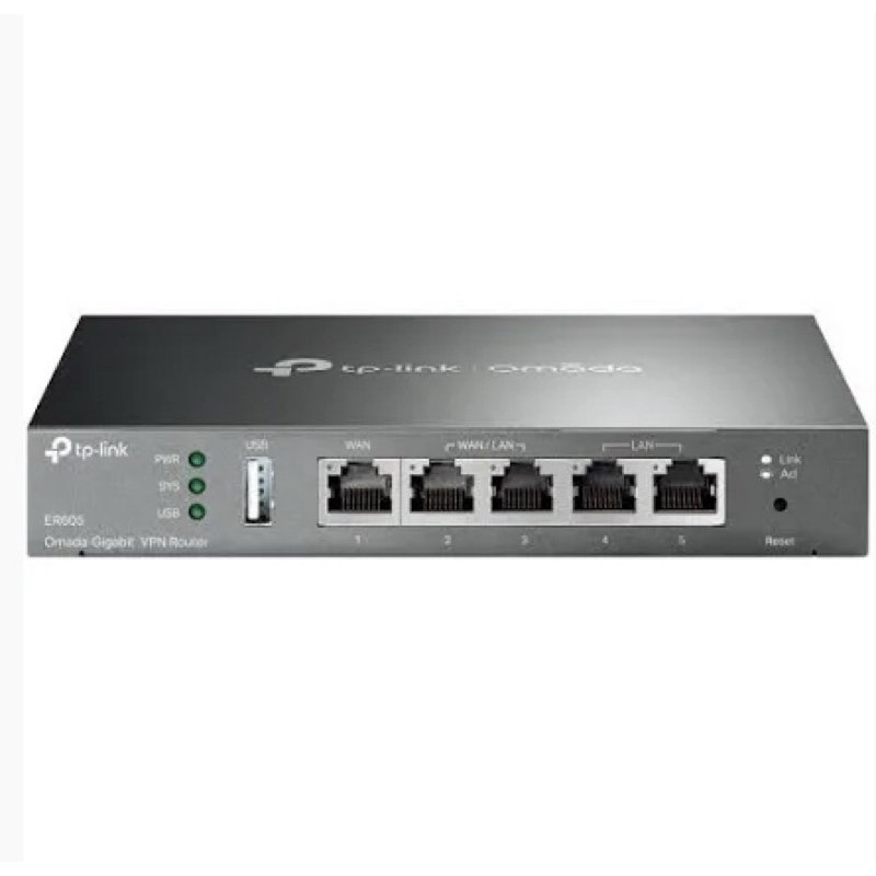 TP-Link ER605-UN-SafeStream Gigabit 多 WAN VPN 路由器/分享器-中古