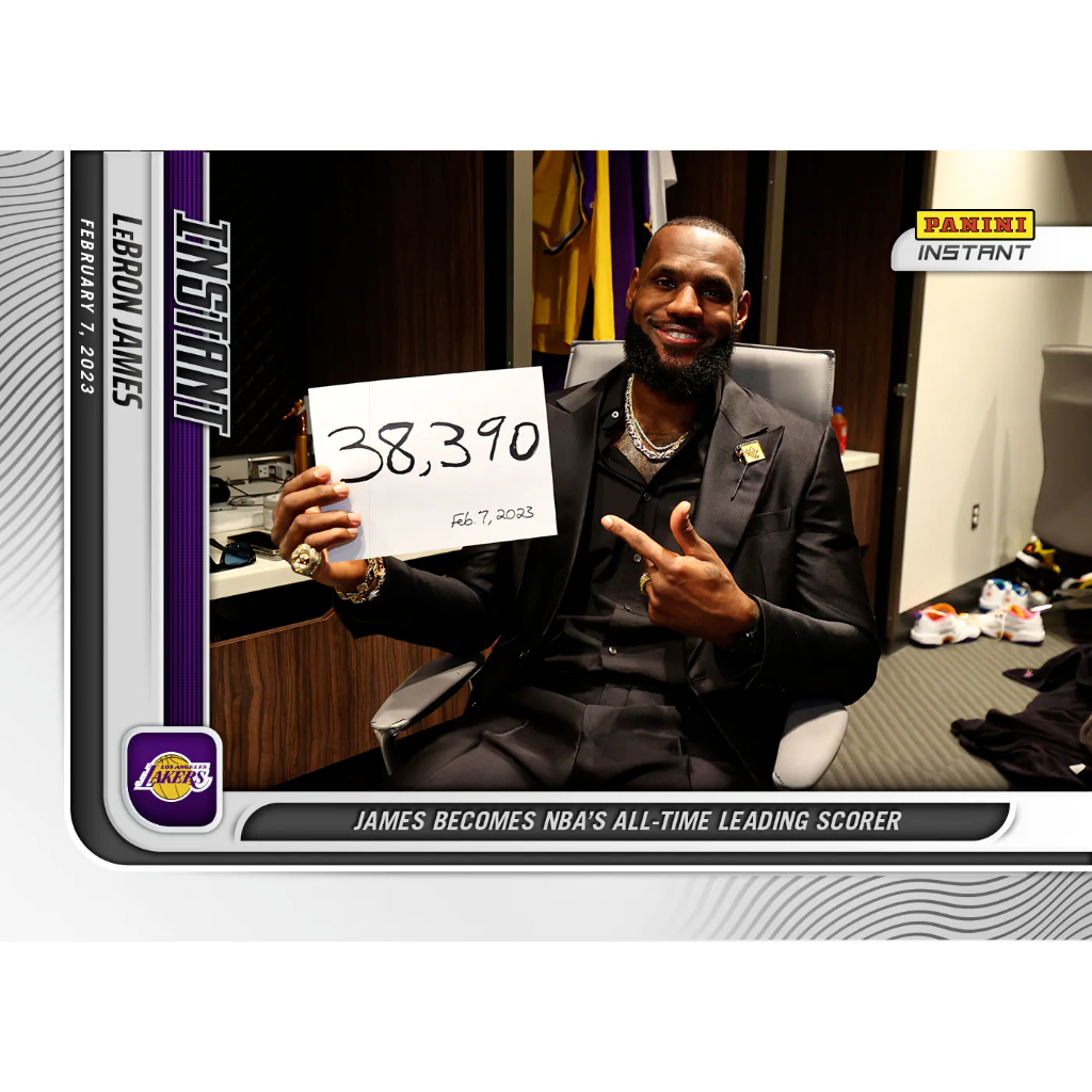 Lebron James 超越 Kareem Abdul-jabbar 成為nba歷史得分王 球員卡 #108