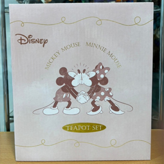 正版 日本 迪士尼 Disney 米奇&米妮 茶壺套組 情人節禮物 茶壺 茶杯 杯子 下午茶 日版 FuRuy