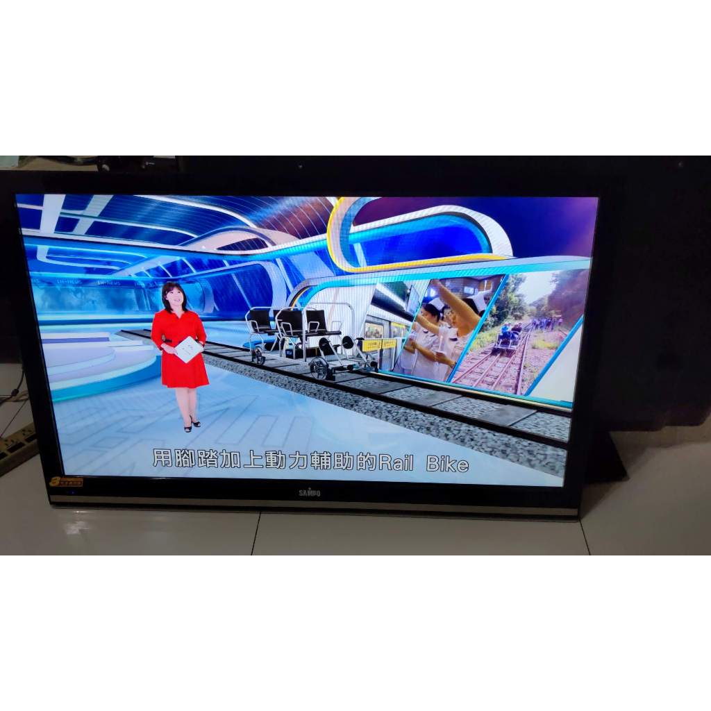 【保固3個月-台南市】Sampo聲寶 EM-42VT08D 42吋液晶電視有腳架，另可提供到府維修服務