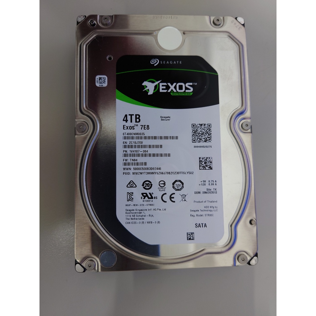 [B.M][05故障] Seagate 希捷 EXOS 4TB 內接 硬碟 報帳用