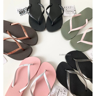 【現貨】IPANEMA CLASSICA TAN FEM 女生 巴西 百搭 跳色 細帶 素面 糖果 人字夾腳拖鞋