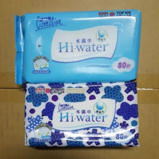 【特價1包27元】康乃馨 濕紙巾 Hi Water 水濕巾/momo典藏版/寶寶潔膚濕巾(厚版)1包80抽無蓋