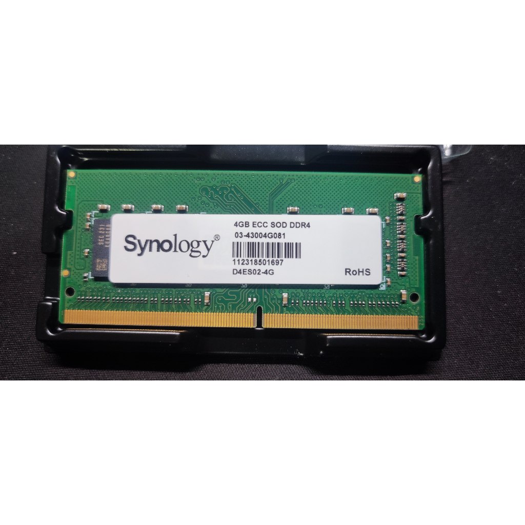 Synology 群暉 D4ES02 DDR4 4GB NAS專用/記憶體 DS923+