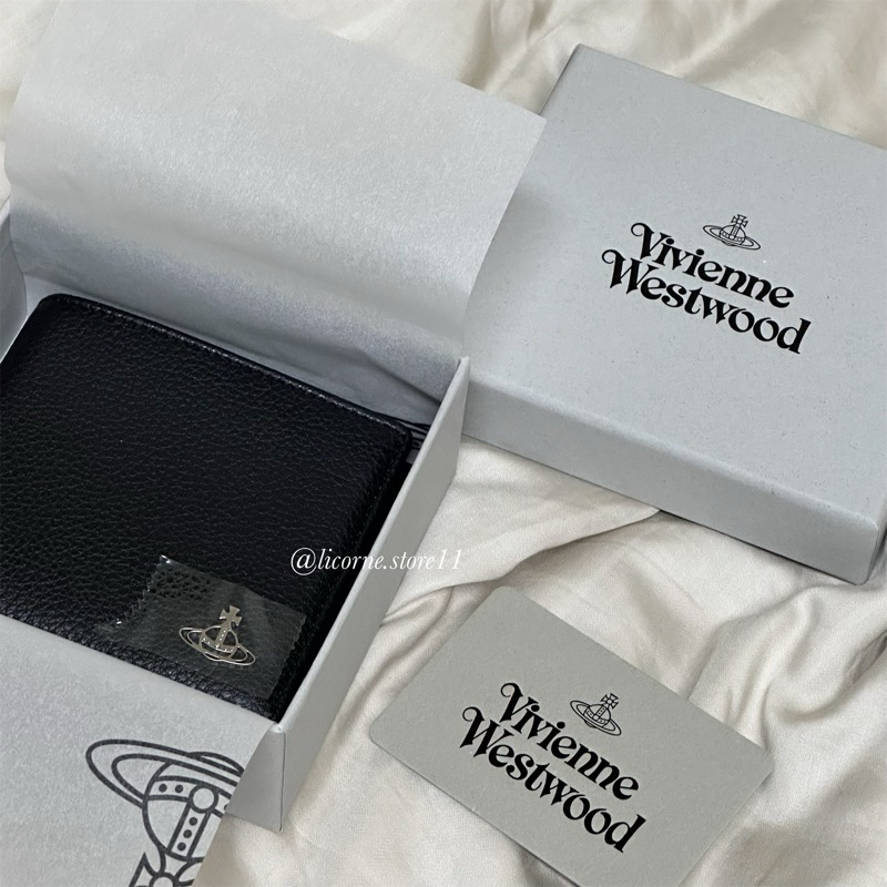 Vivienne Westwood 荔枝皮革皮夾🪐男士 送禮首選✨Grain leather man billfold