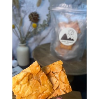 【 ㄚˇ文甜點】手工杏仁瓦片 新鮮製作 低糖低油 口感薄脆 *丹麥發酵奶油 美國藍鑽杏仁片*