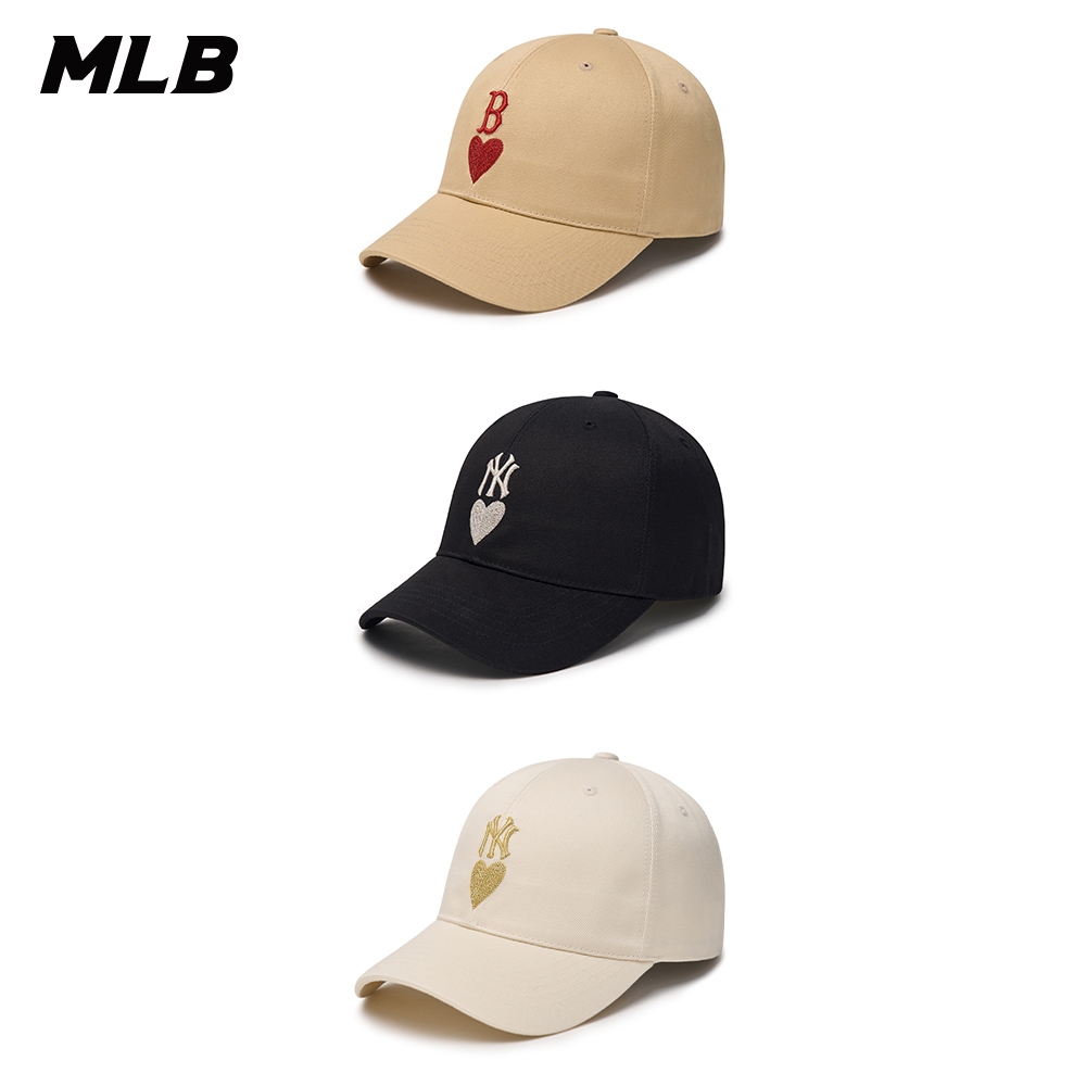 MLB 可調式硬頂棒球帽 Heart系列 紅襪/洋基隊 (3ACPH014N-三款任選)【官方旗艦店】