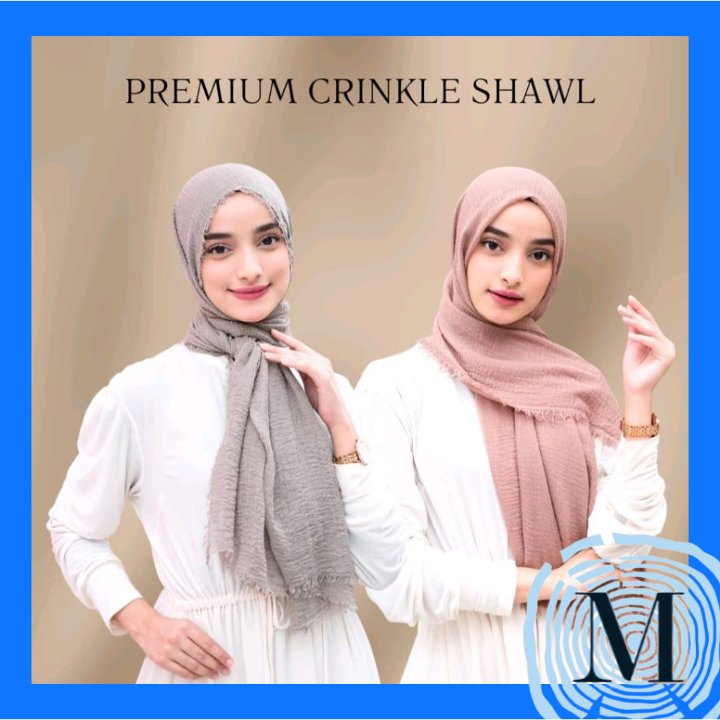 Hijab segi empat jilbab kerudung pashmina pasmina 圍巾 MKH12