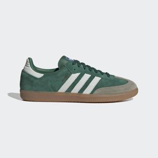 ADIDAS Samba 愛迪達麂皮休閒鞋 生膠底 焦糖底 綠色休閒鞋 ID2054