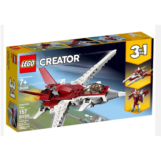「樂高 軍團」LEGO 31086 Creator 三合一 飛行器 機器人 未來 含說明書 ９成新 二手