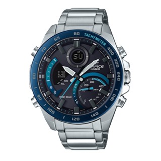 國隆 CASIO 黑藍競速 ECB-900DB-1B 太陽能 雙顯男錶 藍芽連線 不鏽鋼 防水100米 ECB-900