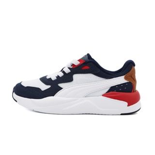 PUMA X-Ray Speed Natural AC PS 套入式 運動鞋 中童 白藍 S0054 (39331604