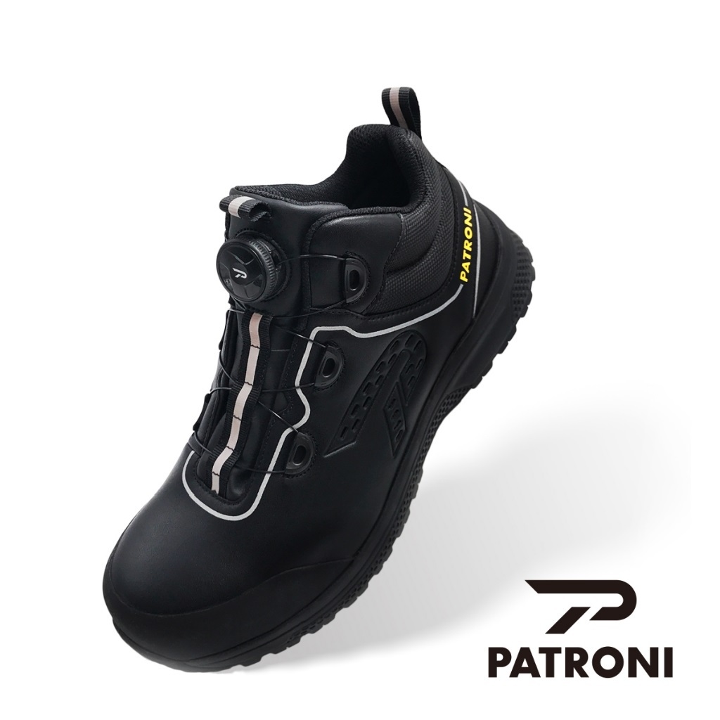 【翔準】🔥台灣工作鞋🔥【PATRONI】ExpSolid H 旋鈕絕緣安全鞋 安全等級SB 防滑 鋁製保護頭PU防水鞋面