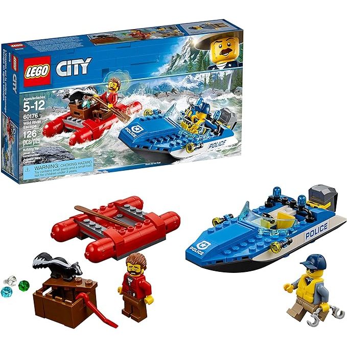 LEGO城市系列60176急流大逃亡60184採礦場60255特技賽車團隊60247森林火災60263迷你潛水艇