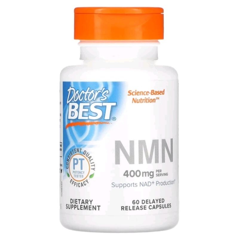 Doctor's BEST，NMN，400 毫克，60 粒緩釋膠囊（每粒膠囊 200 毫克），nmn