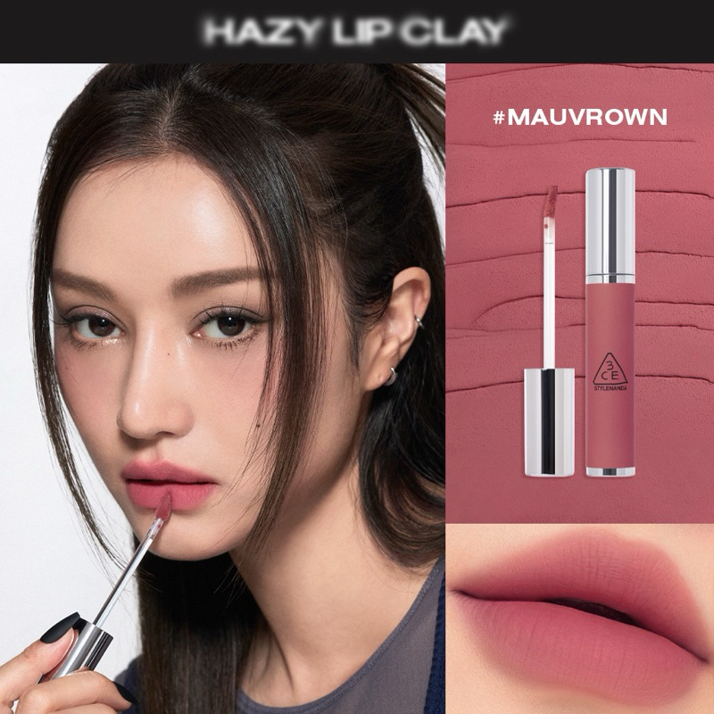 全新3CE 極緻啞光唇泥 3CE Hazy Lip Clay 4g