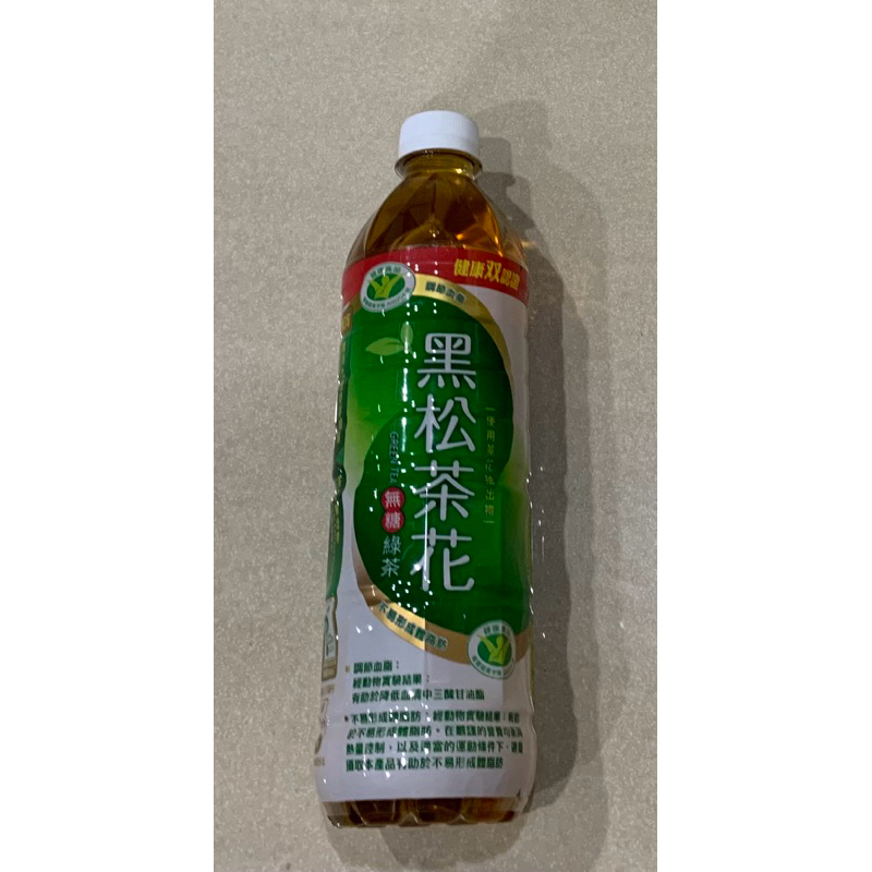 黑松茶花無糖綠茶 600ml