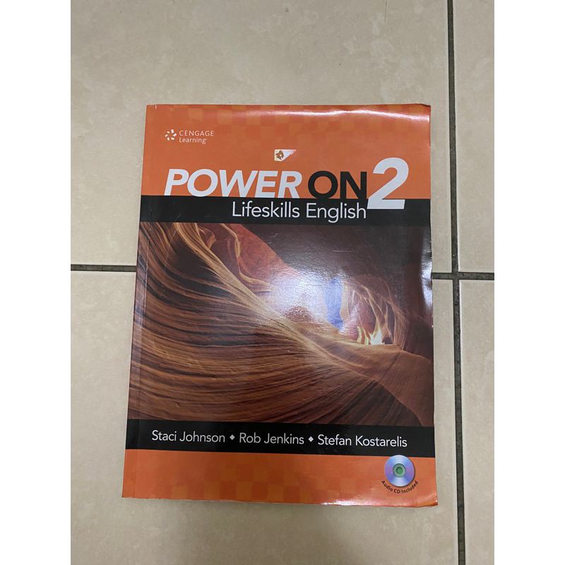 Power On 2 Lifeskills English 英文書 有CD 二手書