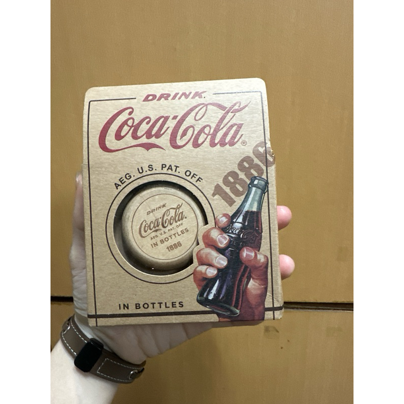 全新可口可樂Coca-Cola限量收藏版荷木復古溜溜球