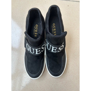 全新GUESS厚底內增高黑色休閒鞋5.5碼
