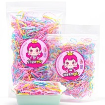 韓國Pink Princess高彈性別哭髮繩（30g，拉鍊袋）