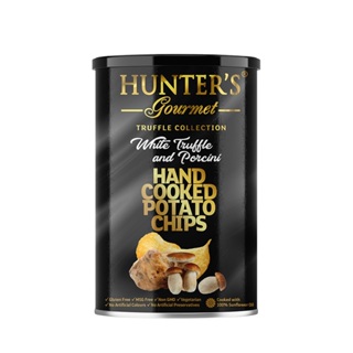Hunter's 杭特 手工洋芋片 白松露牛肝菌風味(罐裝) 150g (效期20250123)【玩饗食庫】松露洋芋片
