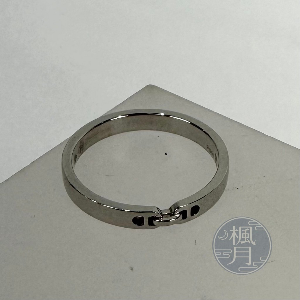 BRAND楓月 HERMES 愛馬仕 EVERSHANE 戒指 3.6G #51 飾品 配件 首飾 精品戒指