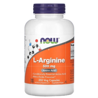 NOW L-Arginine 左旋精胺酸 500mg 250顆