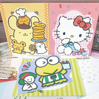 正版現貨💟三麗鷗 萬用卡 Hello kitty 站立卡片 大眼蛙 布丁狗 卡片 心意卡 感謝卡 禮物卡 生日卡片