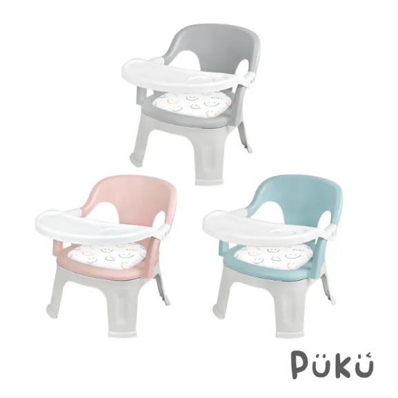 PUKU 藍色企鵝 QQ軟糖兩用餐椅 嗶嗶椅 兒童椅 餐椅【樂兒屋】