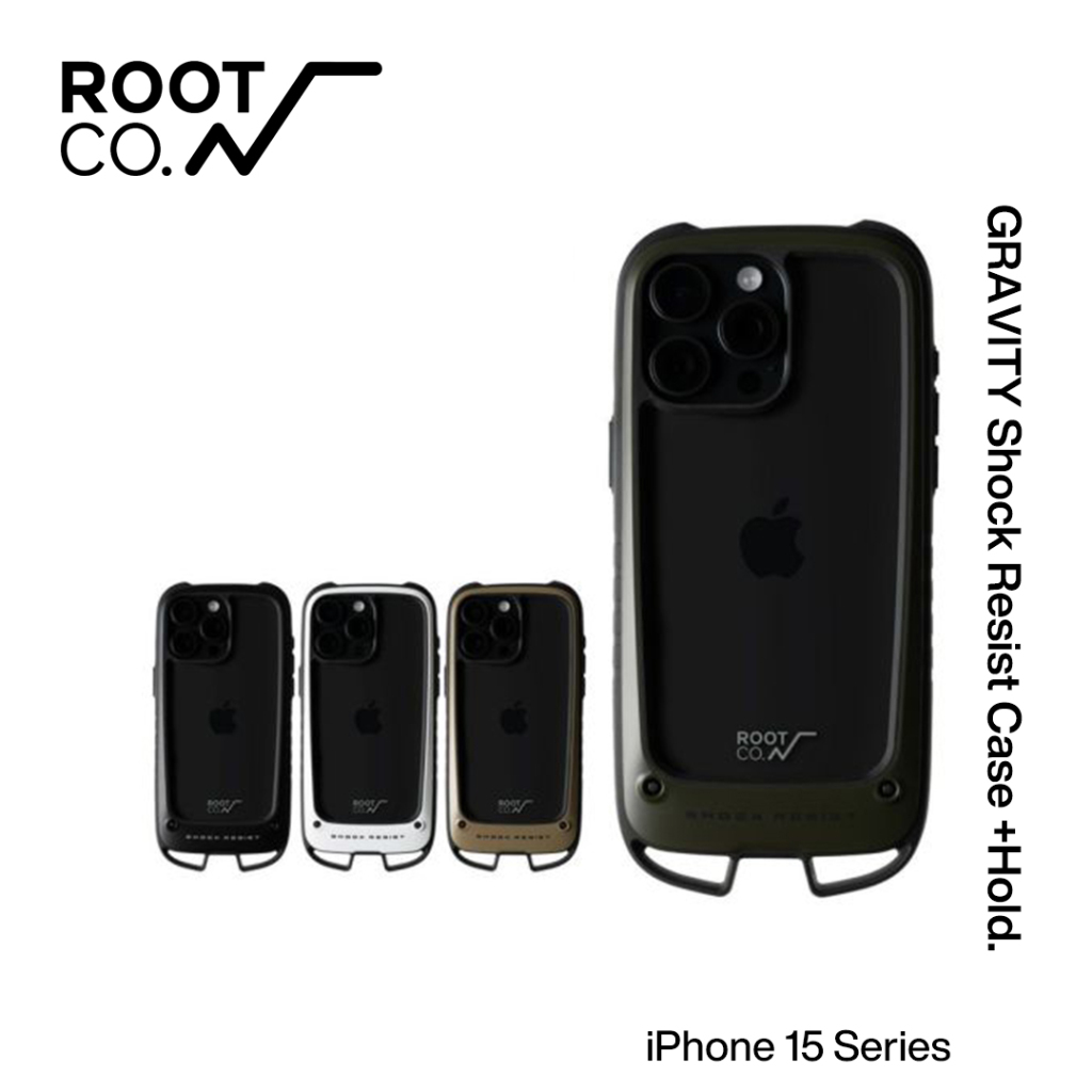 【KOZIIY】ROOT CO. iPhone 15 Series 雙掛勾式防摔手機殼