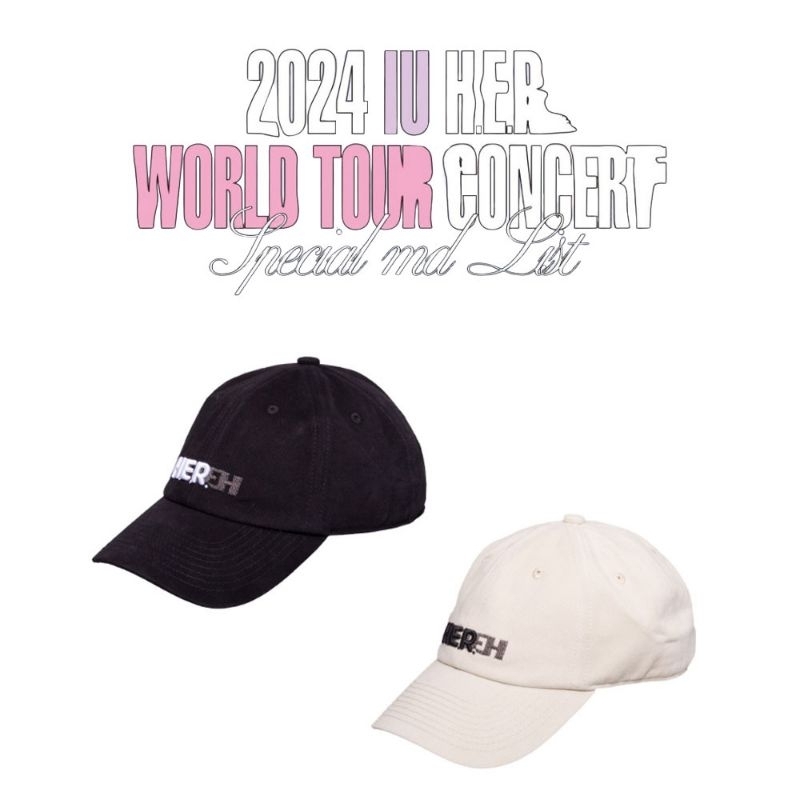 IU 2024H.E.R 演唱會周邊MD 帽子 BALL CAP