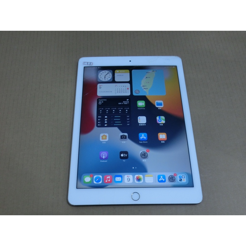 IPAD AIR 2 A1567 128G 4G+WIFI 功能正常 螢幕破 故障機 零件機 （豐0308）