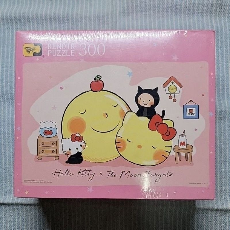 現貨全新 雷諾瓦 搖籃曲/300片/Hello Kitty X 幾米⟪月亮忘記了⟫