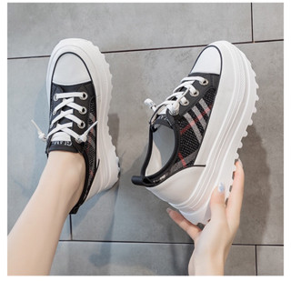 JC Shop【35-40#】韓國熱銷--真皮厚底休閒鞋 真皮小白鞋/水鑽鞋/真皮厚底鞋/厚底懶人鞋