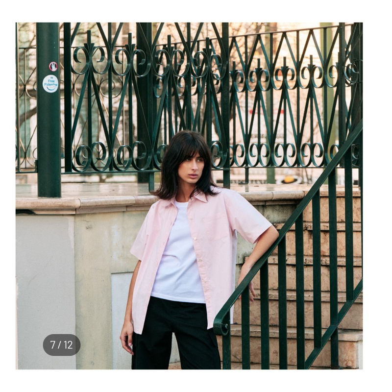 預購韓國代購李東海TEMPUS  OVER-FIT HALF SLEEVE SHIRT 短袖襯衫