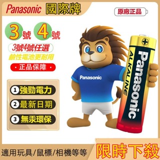 【PEIPEI】Panasonic 國際牌 鹼性電池 3號電池 4號電池 三號電池 四號電池 P牌 國際牌電池 松下電池