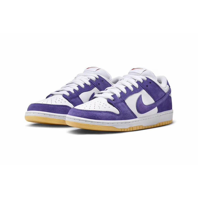 Nike Dunk SB court purple 白紫滑板鞋 US12