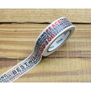 藝舍官方 雀任丹文字紙膠帶(PEACE LOVE)01286 台灣製