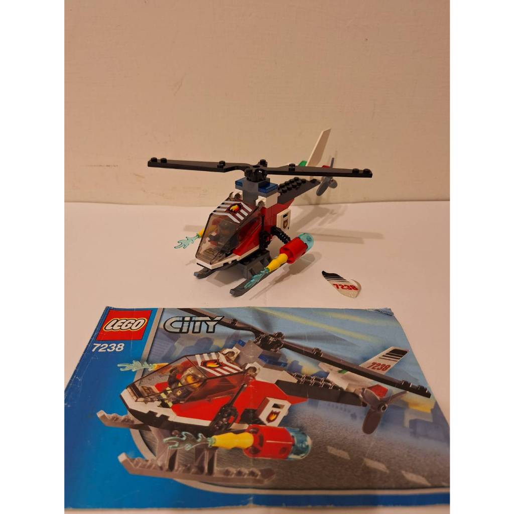 樂高 城市系列 消防直升機 LEGO CITY Fire Helicopter 7238 二手